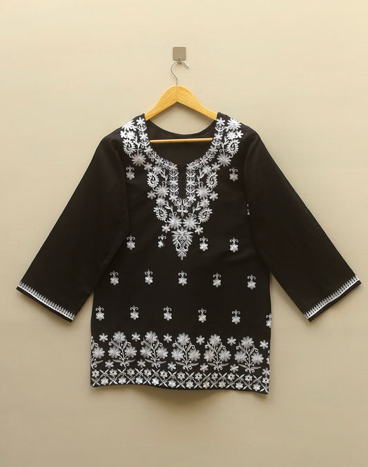 Black Chickenkari Top
