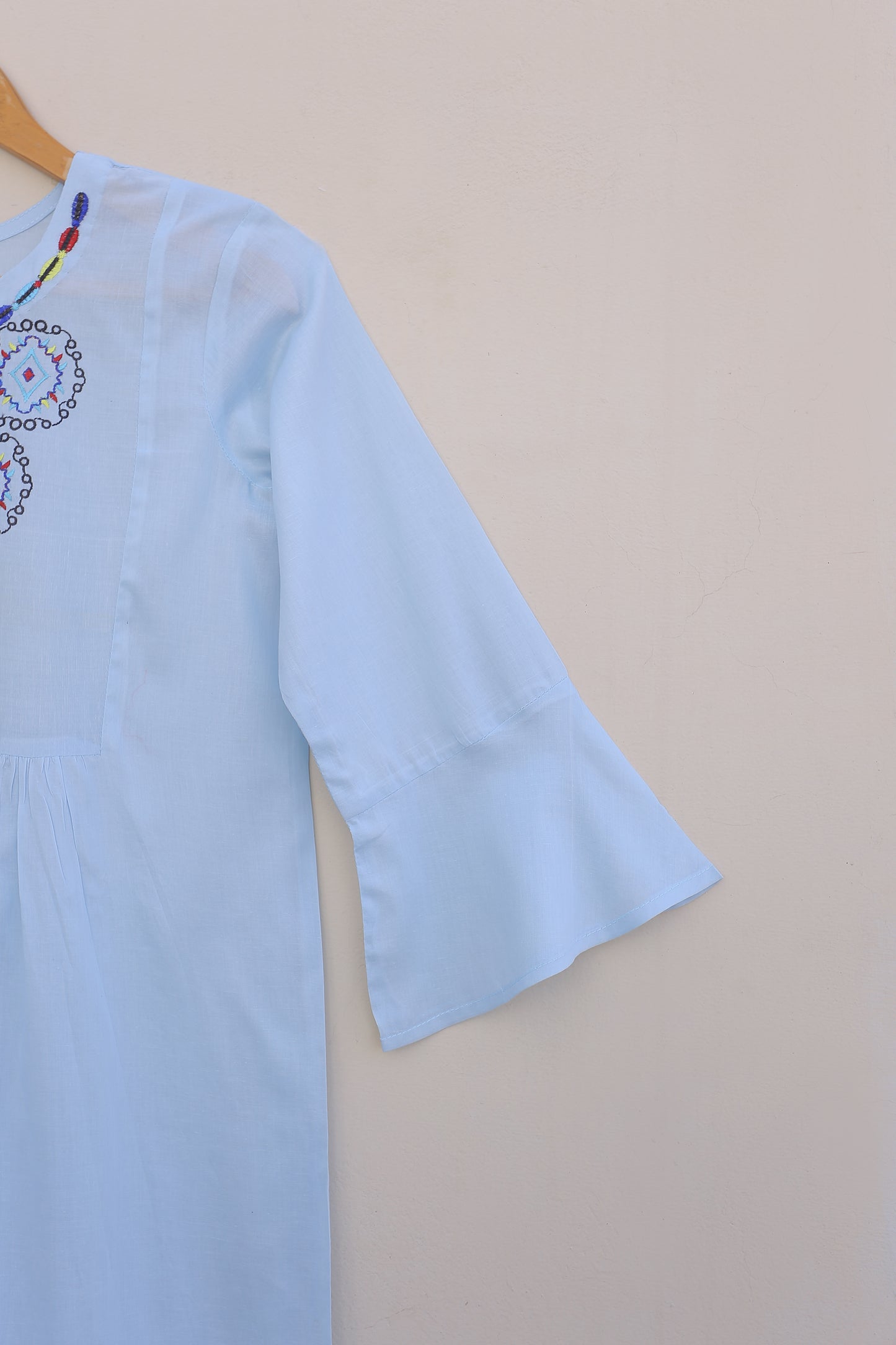 Embroidered maxi