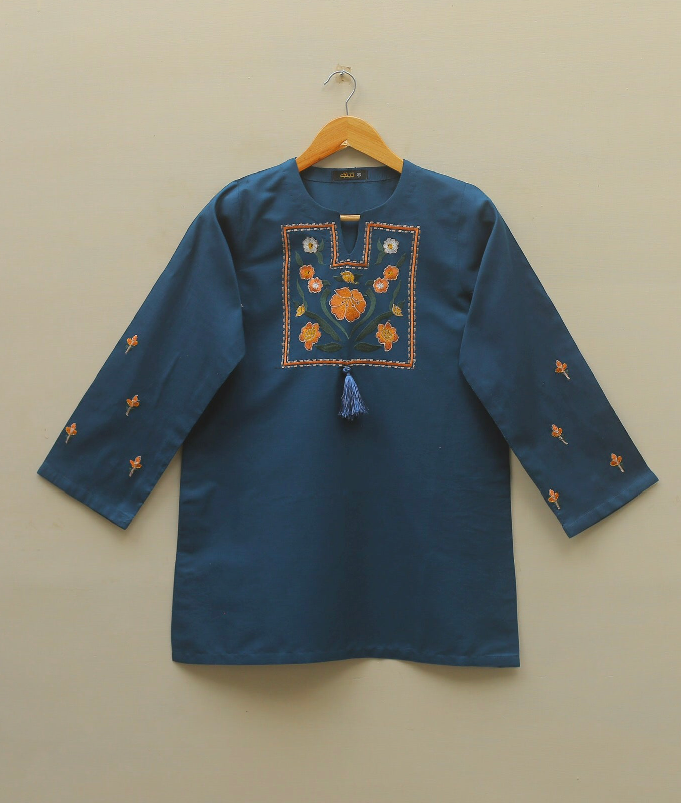 Zinc Embroidered Top