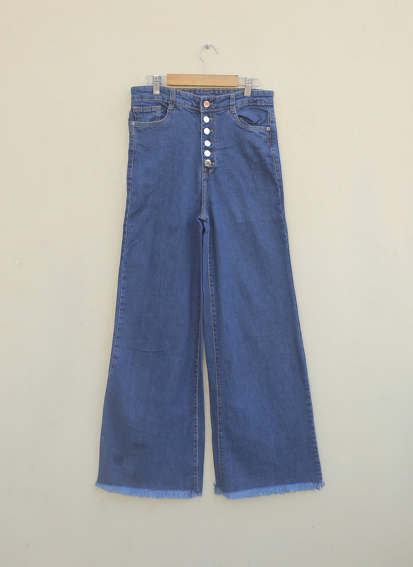 Blue cargo jeans
