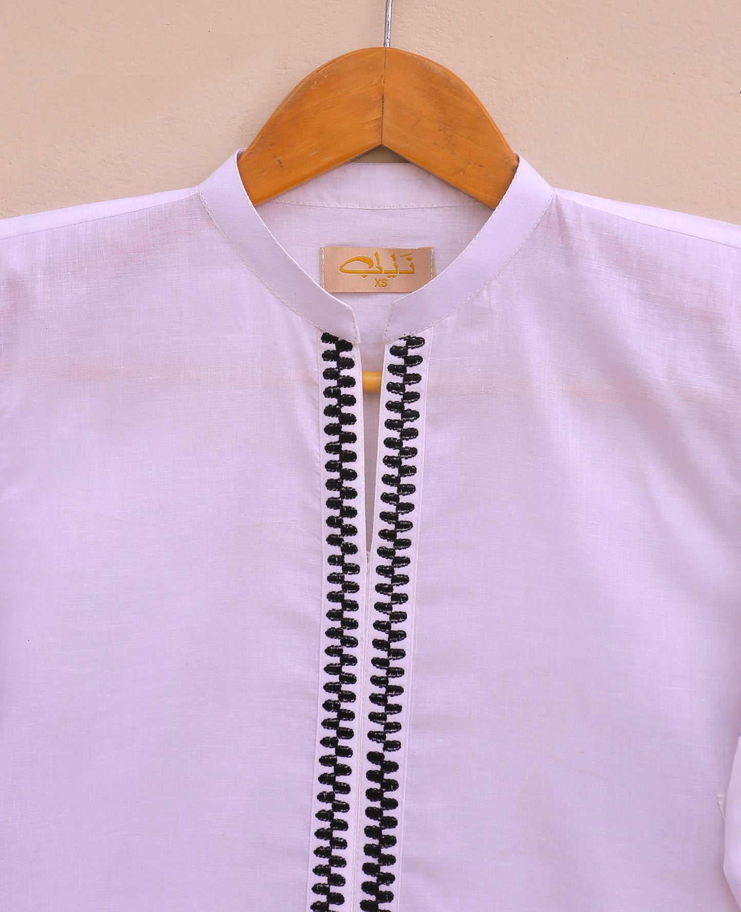 White kurta Embroidered