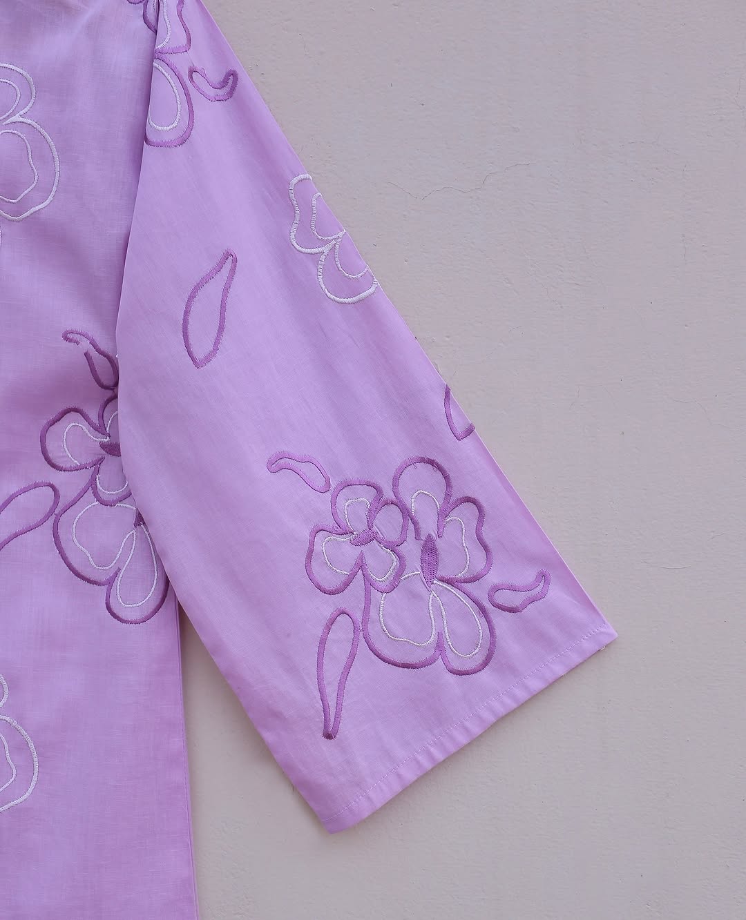 Lilac Embroidered Suit