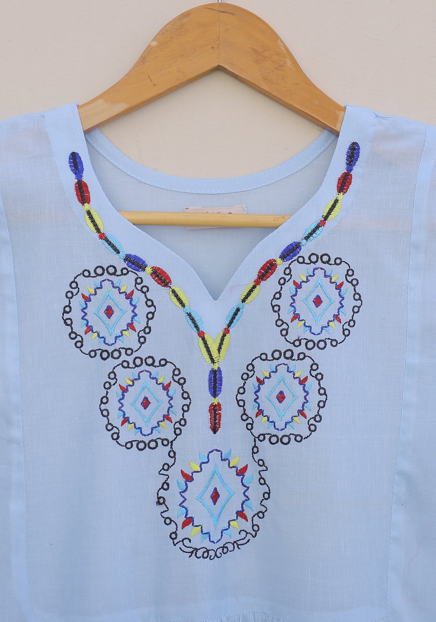 Embroidered maxi