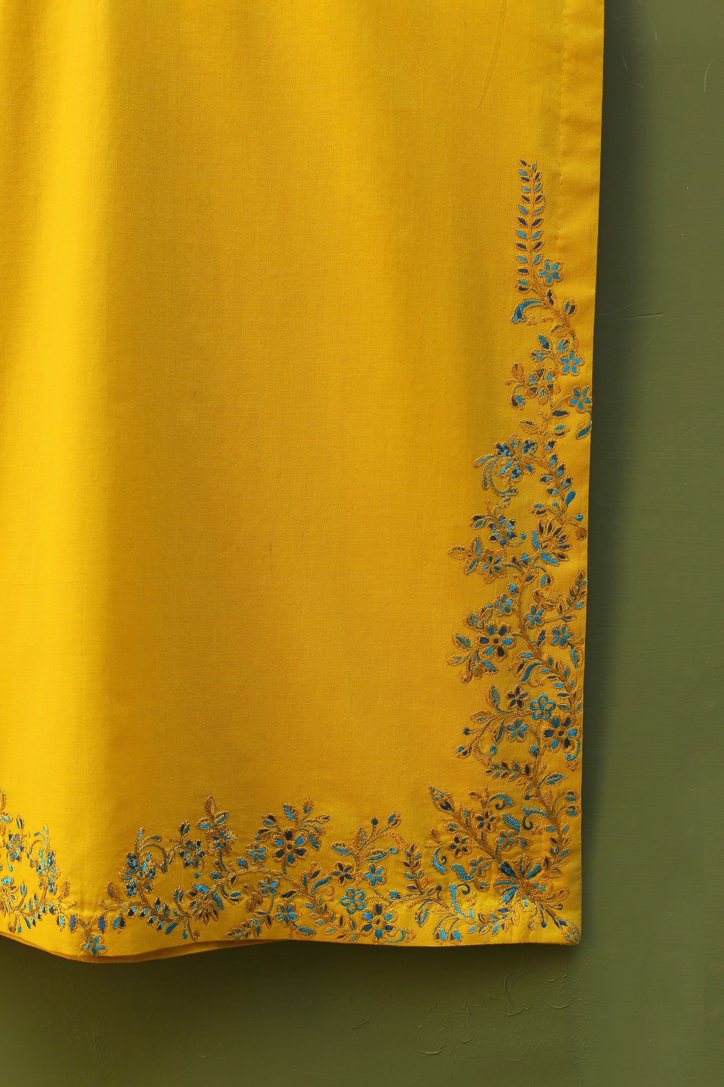 Yellow Embroidered Suit
