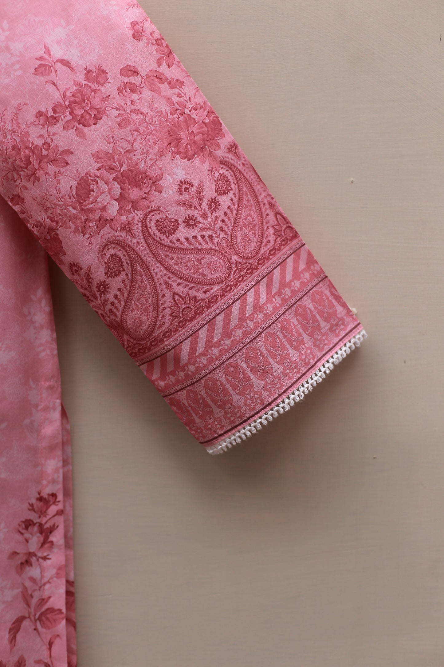 Pink Printed Suit