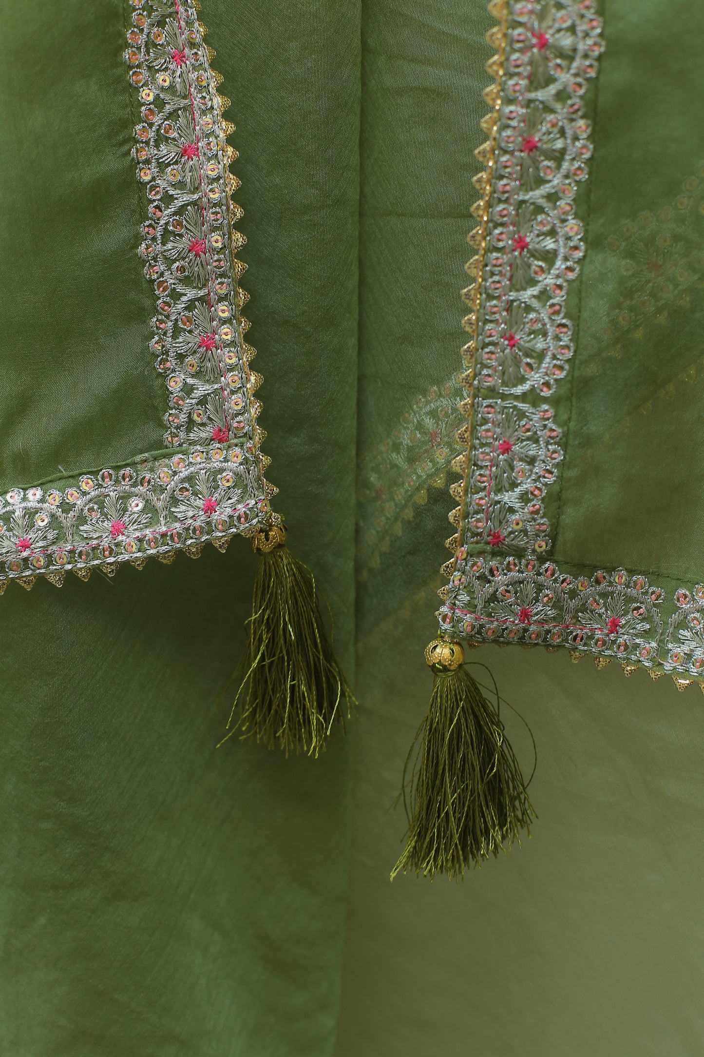 Rust Embroidered Suit