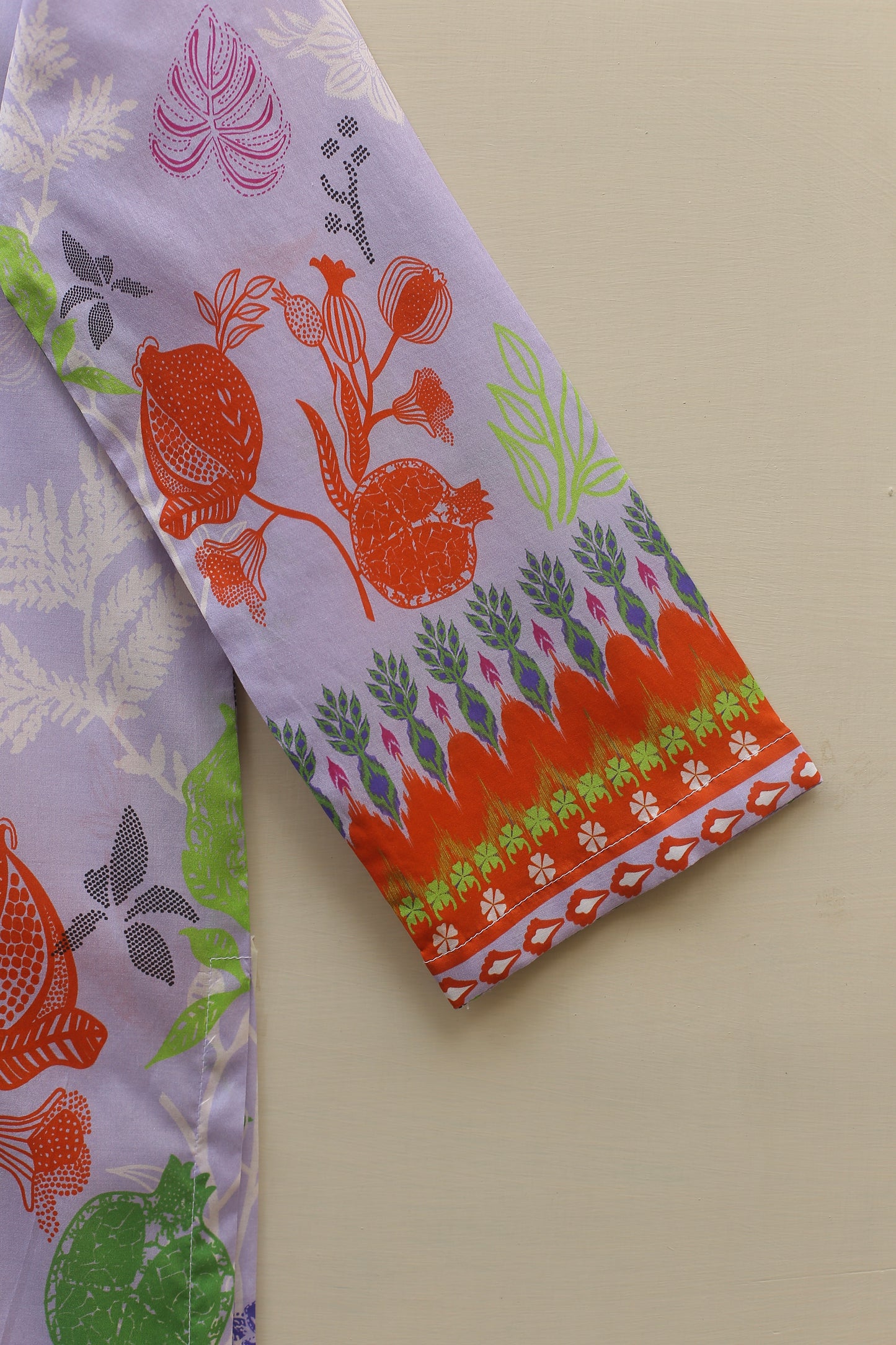 Lavender Printed Suit
