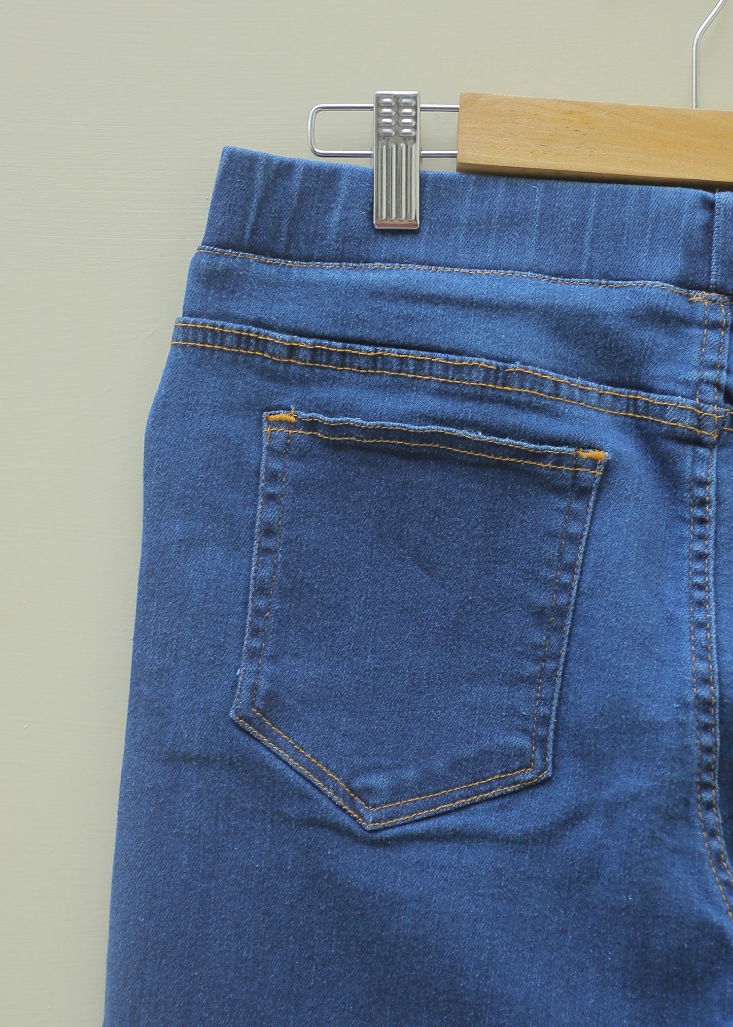 Blue rib jeans