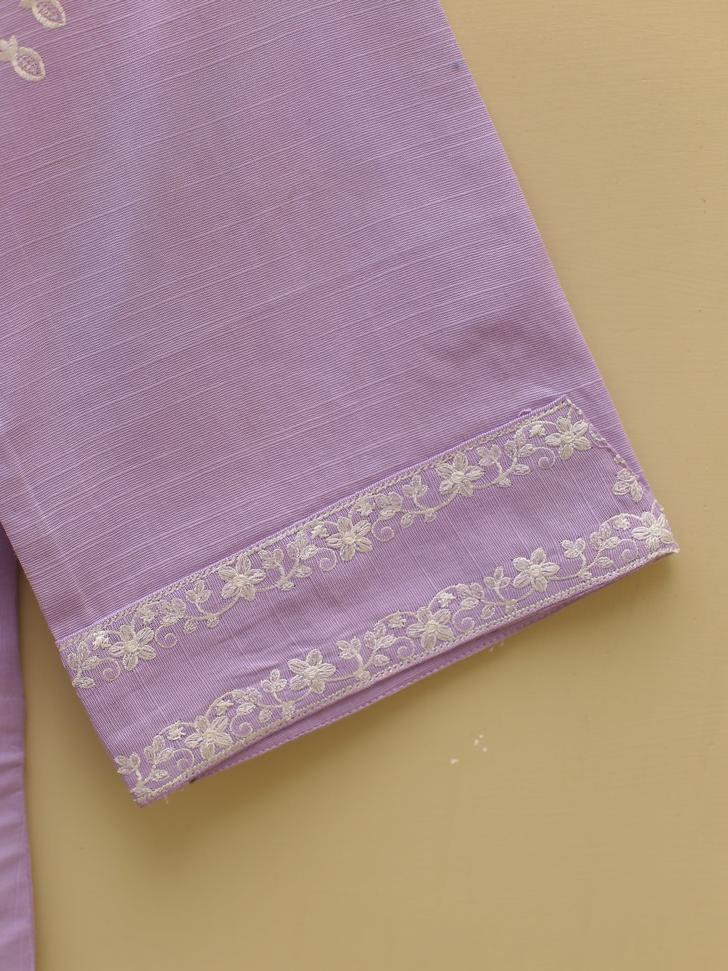 Lavender Embroidered Suit