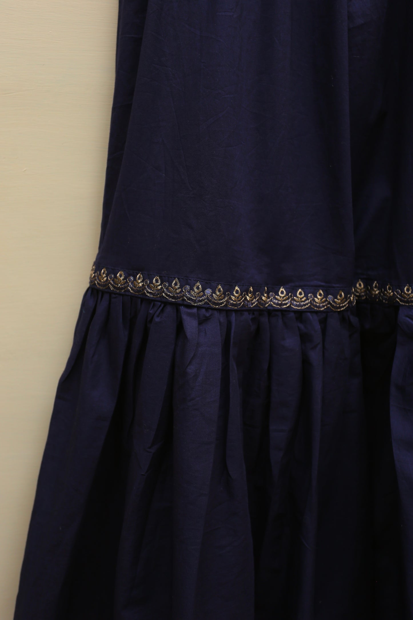 Blue Embroidered Suit