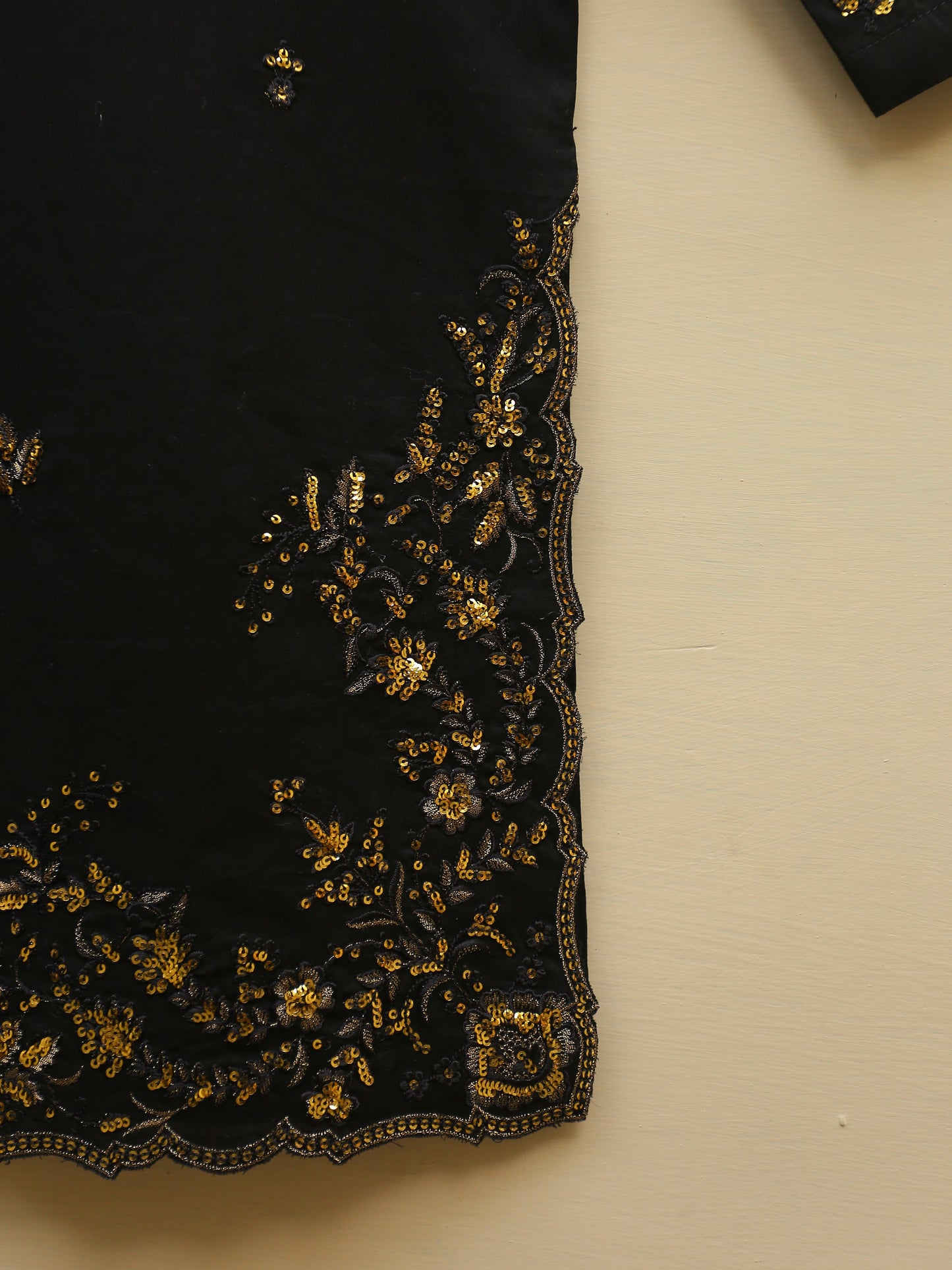 Black Embroidered Suit