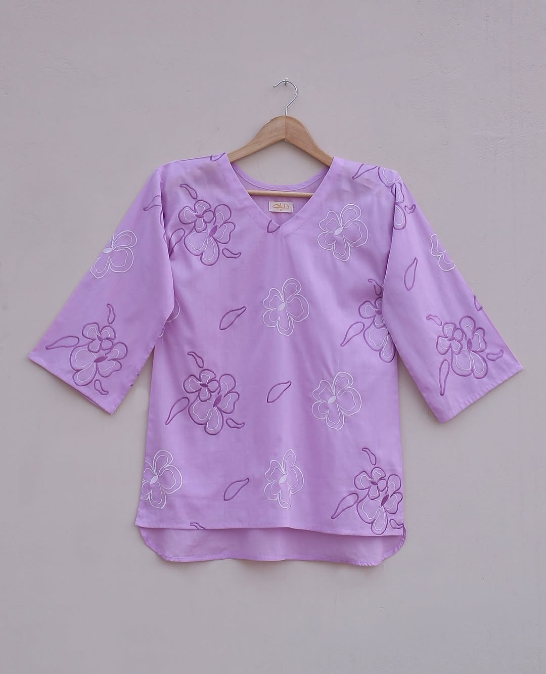 Lilac Embroidered Suit