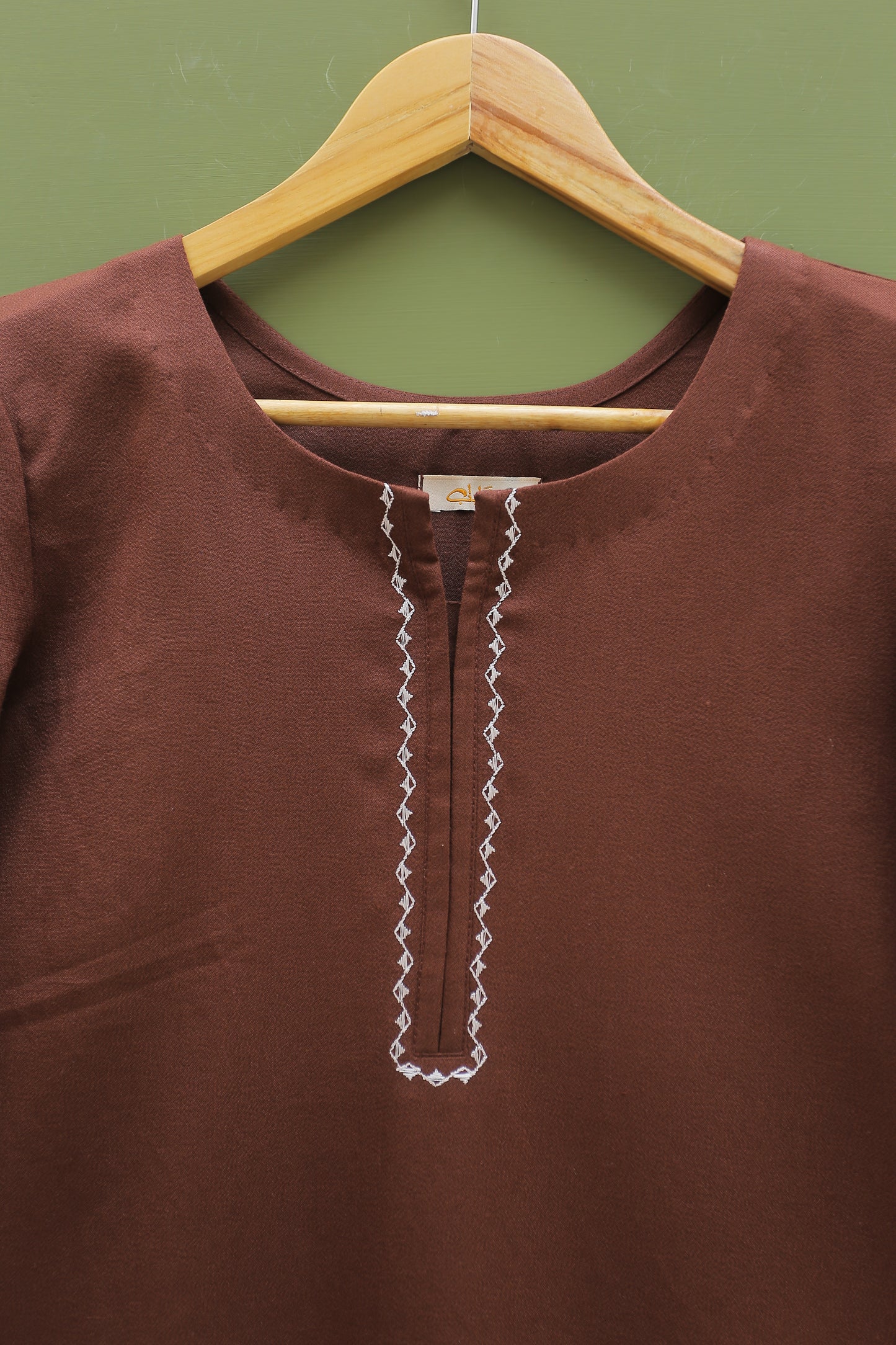 Chocolate Embroidered Suit
