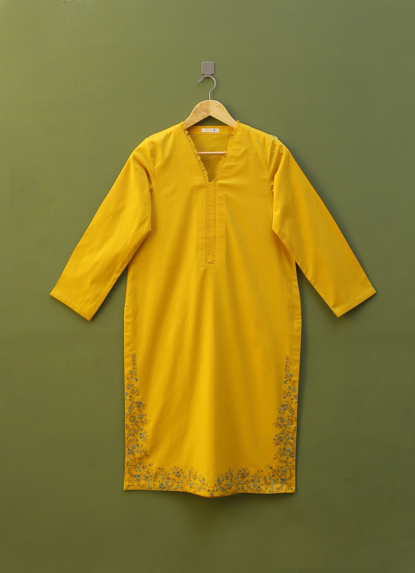 Yellow Embroidered Suit