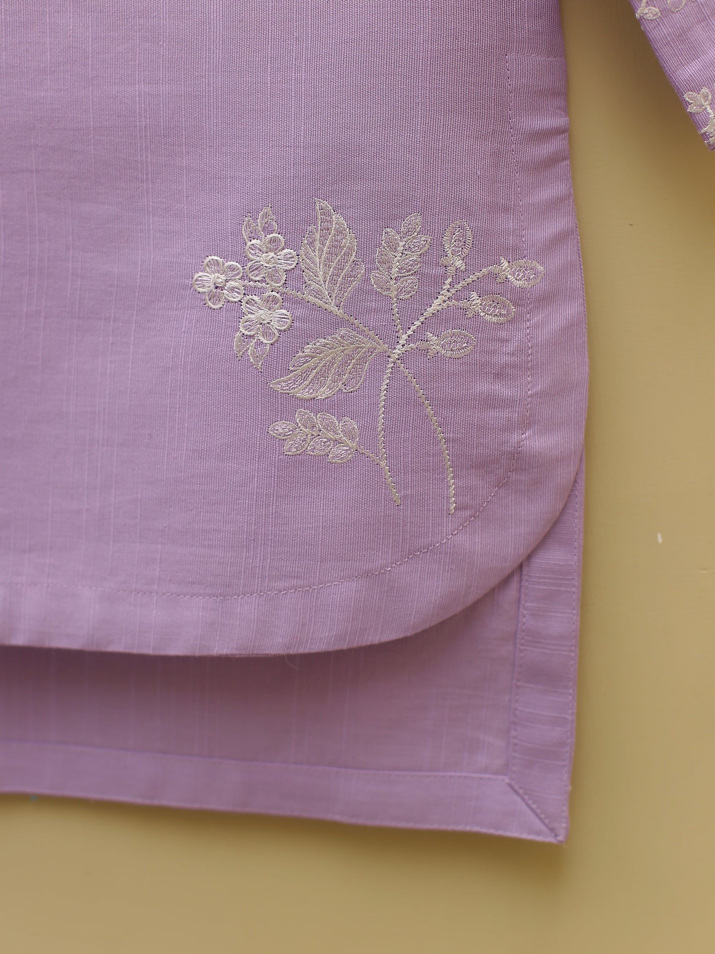 Lavender Embroidered Suit