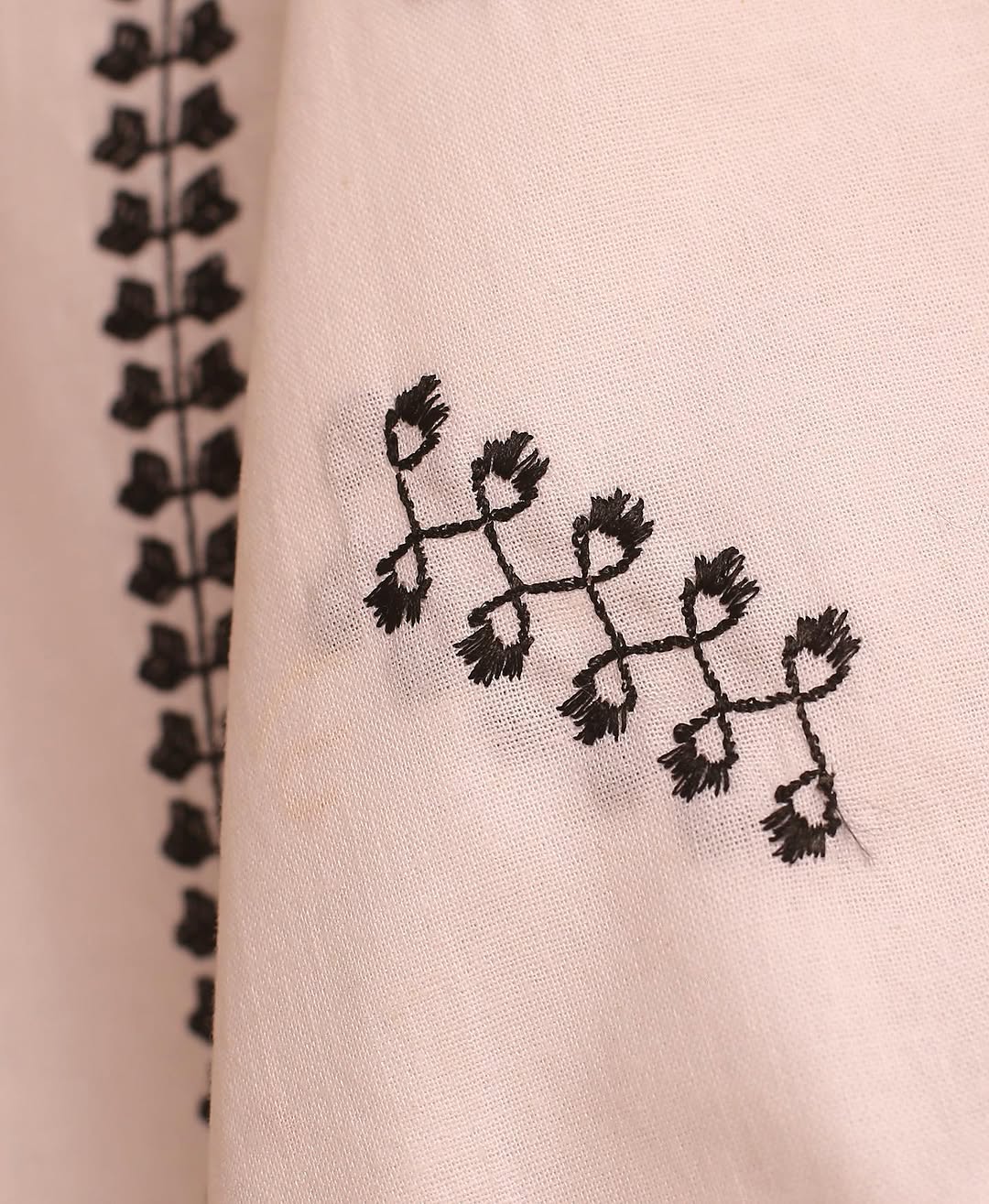 Embroidered White Top