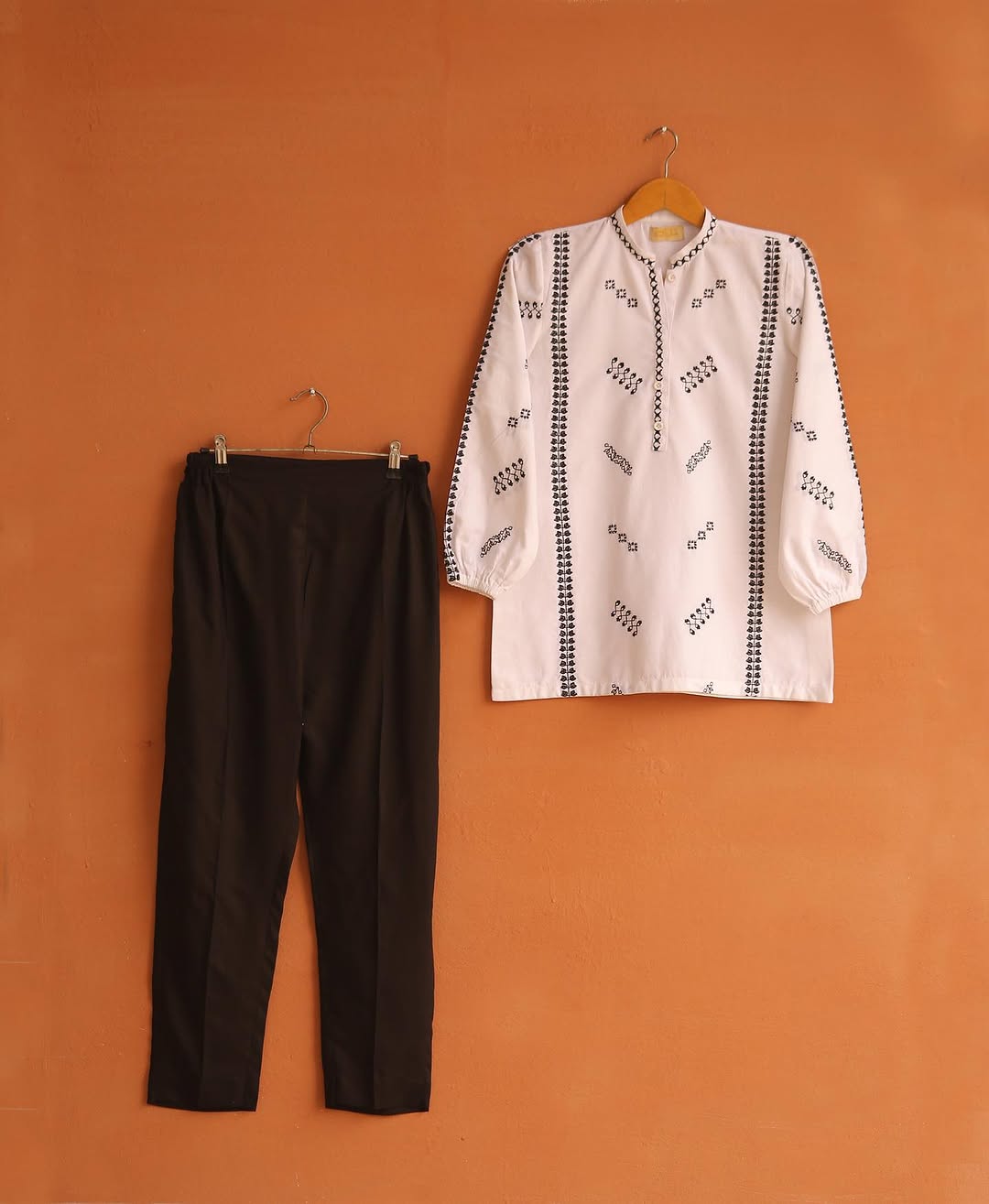 Embroidered White Top