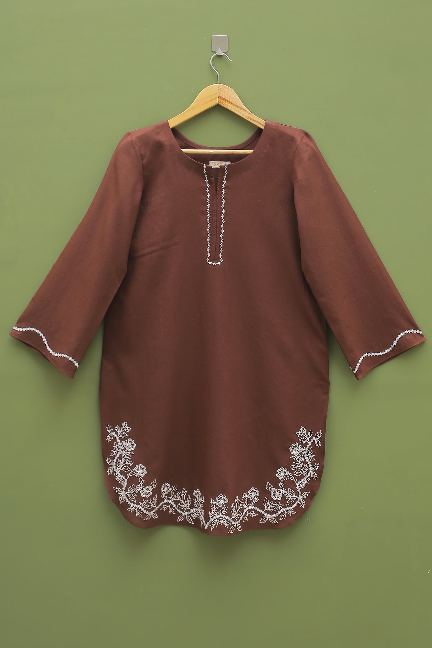 Chocolate Embroidered Suit