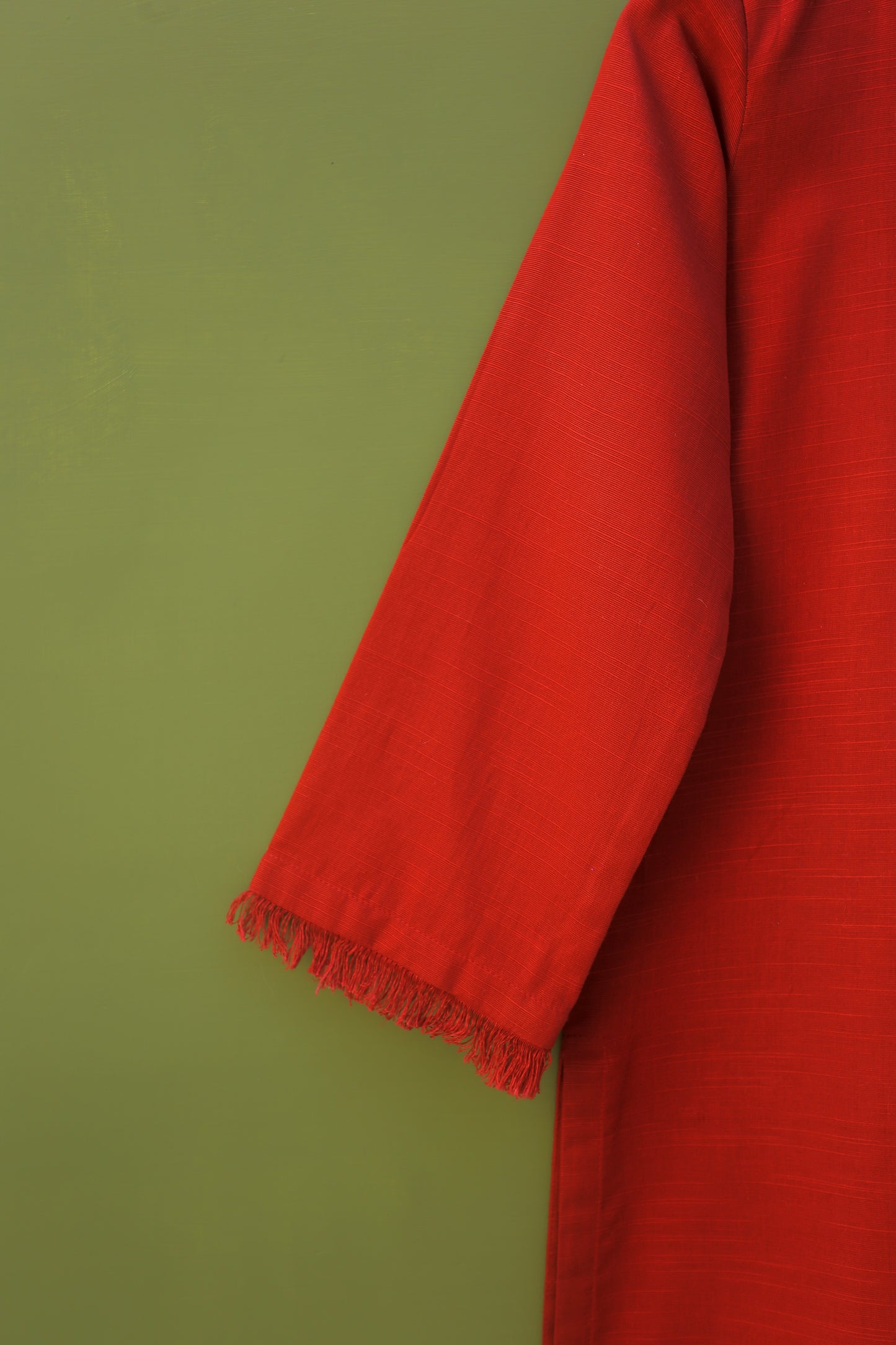 Maroon Embroidered Kurta