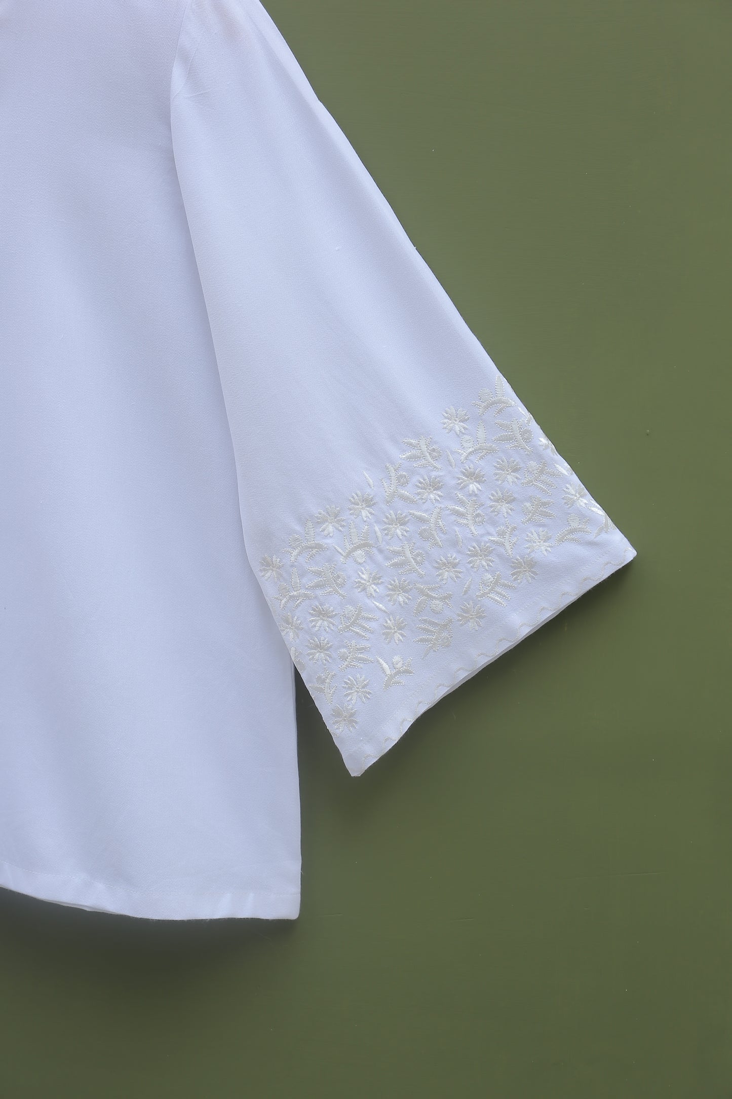 White Chickenkari Top