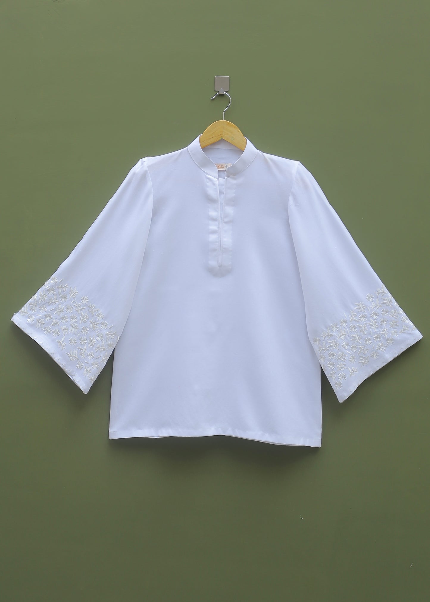 White Chickenkari Top