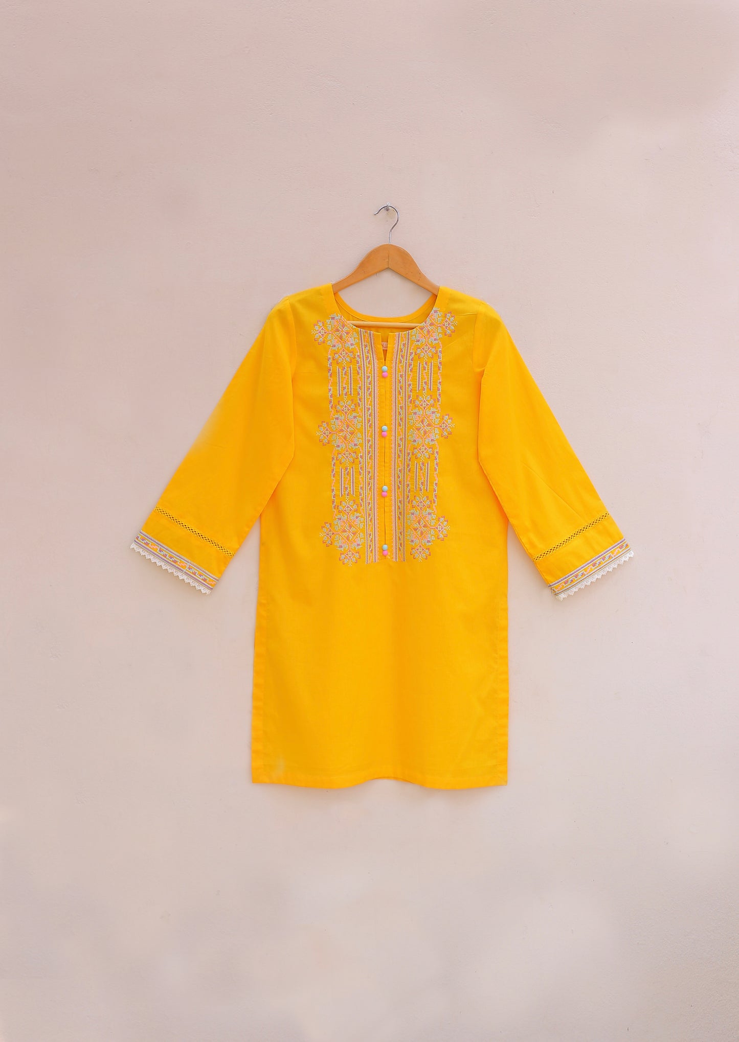Yellow kurta