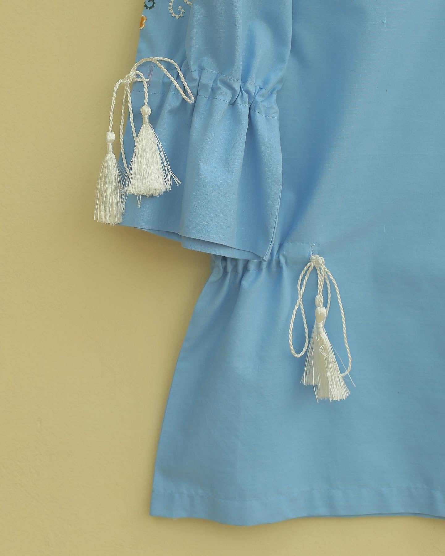 Sky Embroidered Top