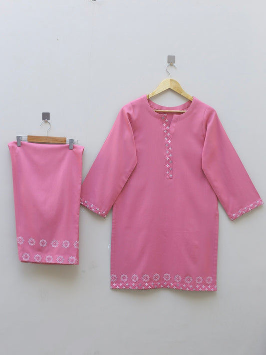 Rose Embroidered Suit