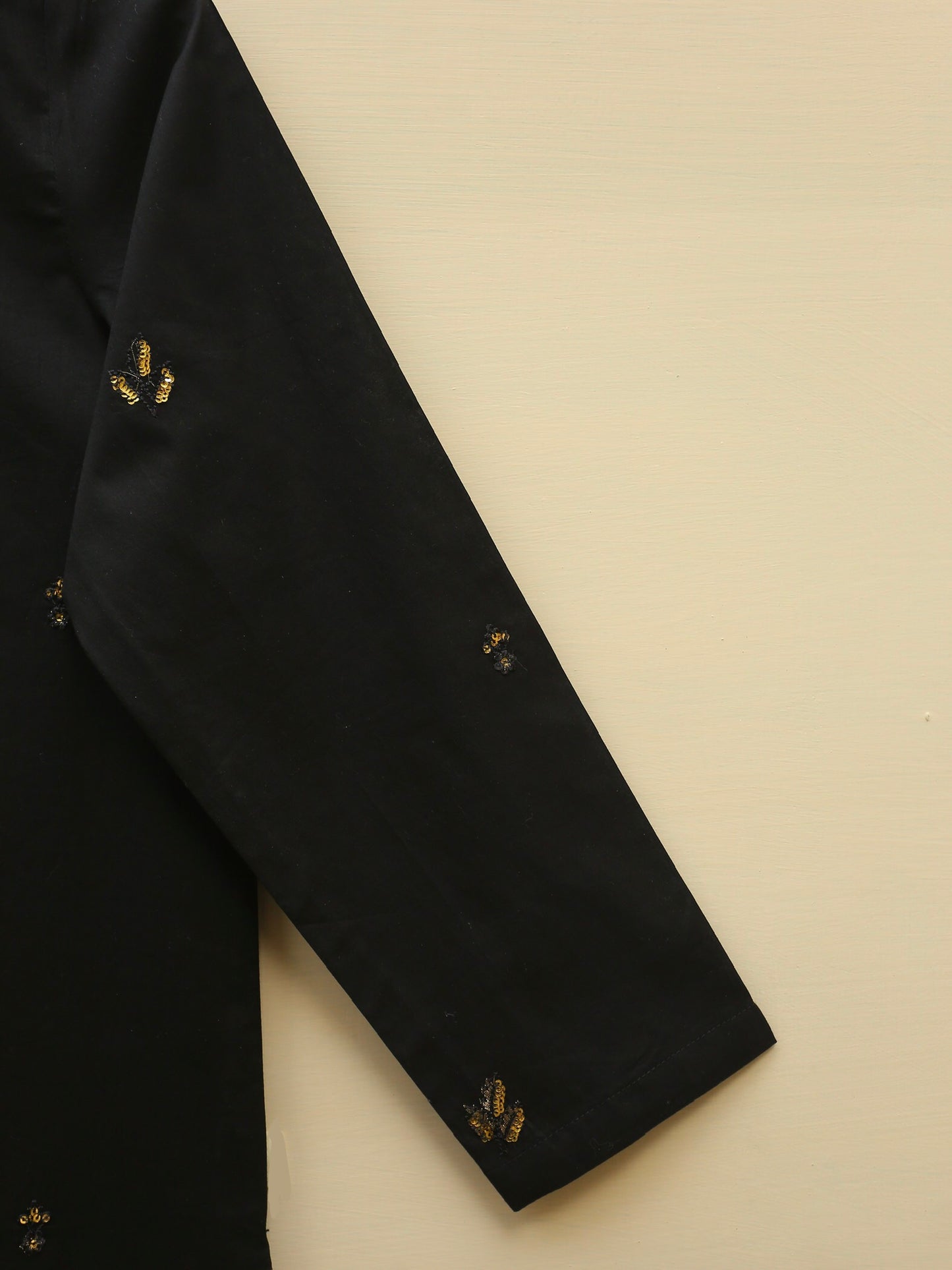 Black Embroidered Suit