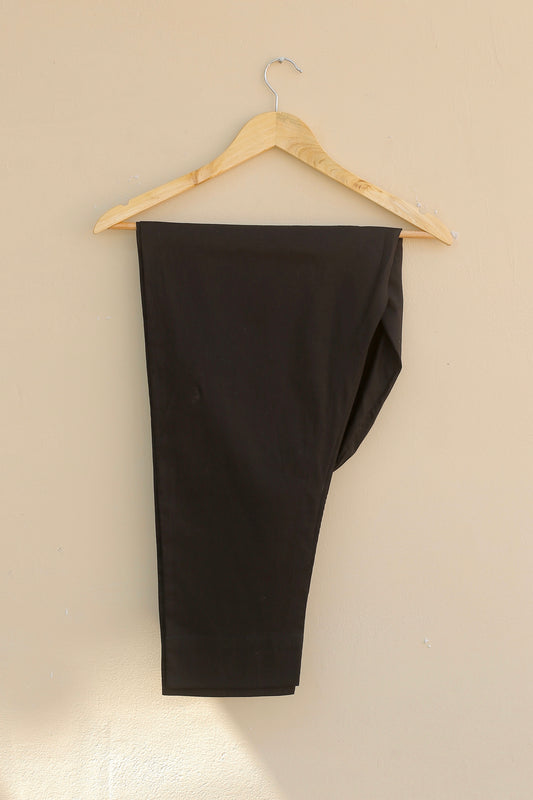 Plain black trouser