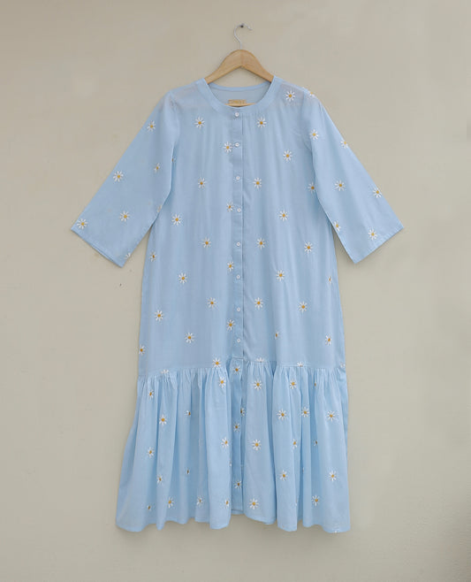 Ice blue maxi