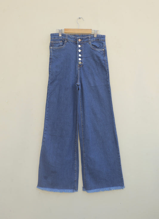 Blue cargo jeans