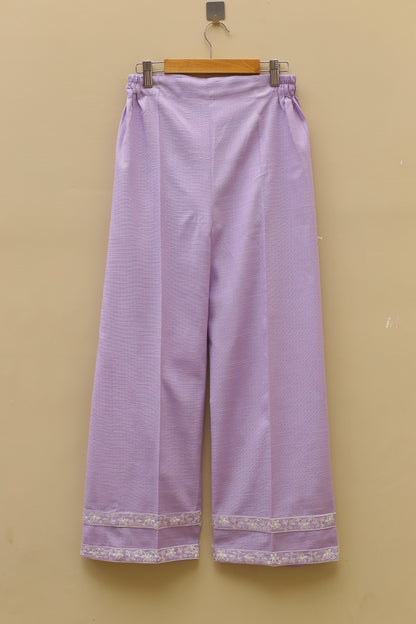 Lavender Embroidered Suit
