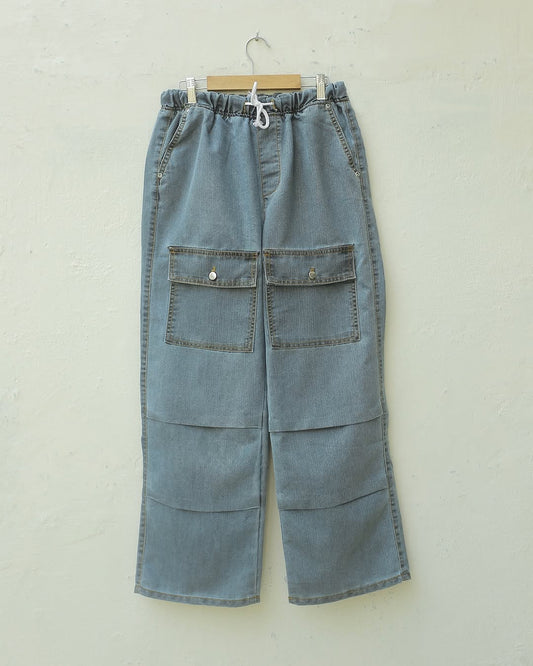 Grey Cargo Rib Jeans