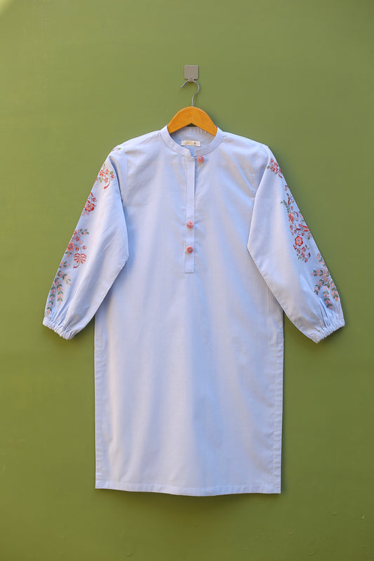 Ice Blue Kurta