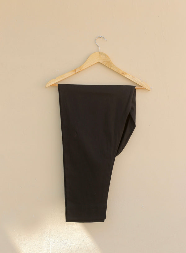 Plain black trouser