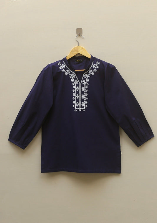 Navy Blue Top