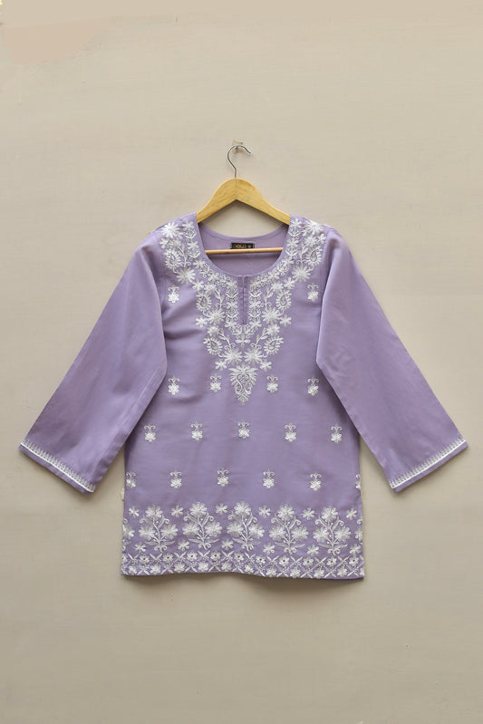Lavender Chickenkari Top