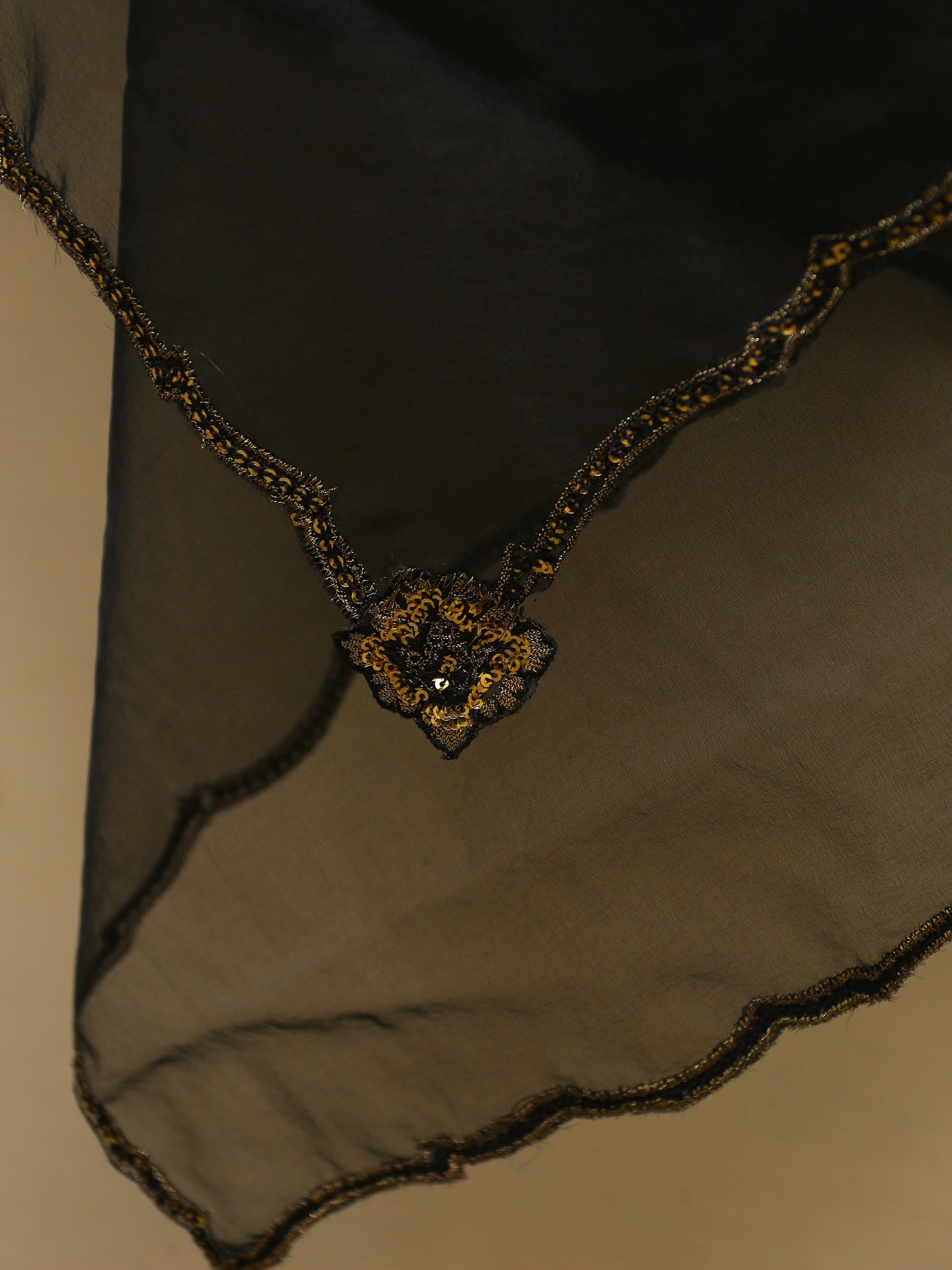 Black Embroidered Suit