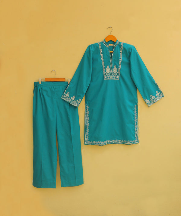 Zinc Embroidered Suit