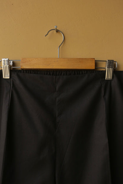 Black Straight Pants