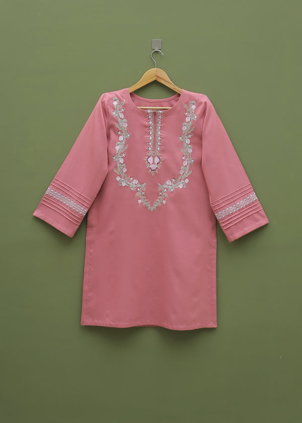 Rose Embroidered Kurta