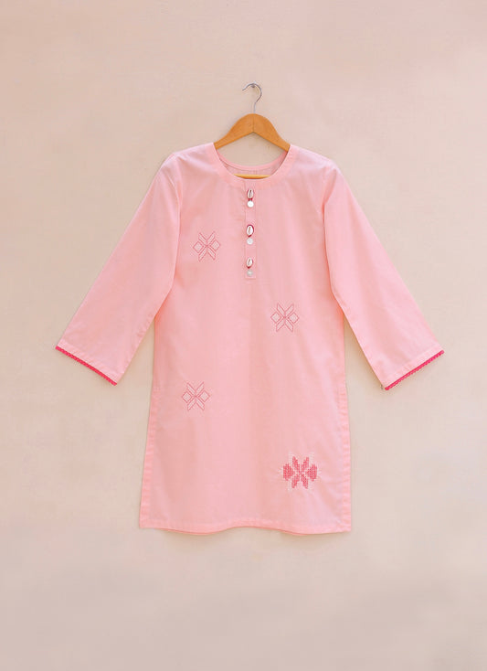 Powder Pink Kurta